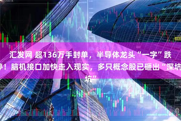 汇发网 超136万手封单，半导体龙头“一字”跌停！脑机接口加快走入现实，多只概念股已砸出“深坑”