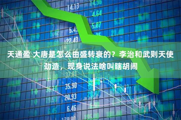 天通盈 大唐是怎么由盛转衰的？李治和武则天使劲造，现身说法啥叫瞎胡闹